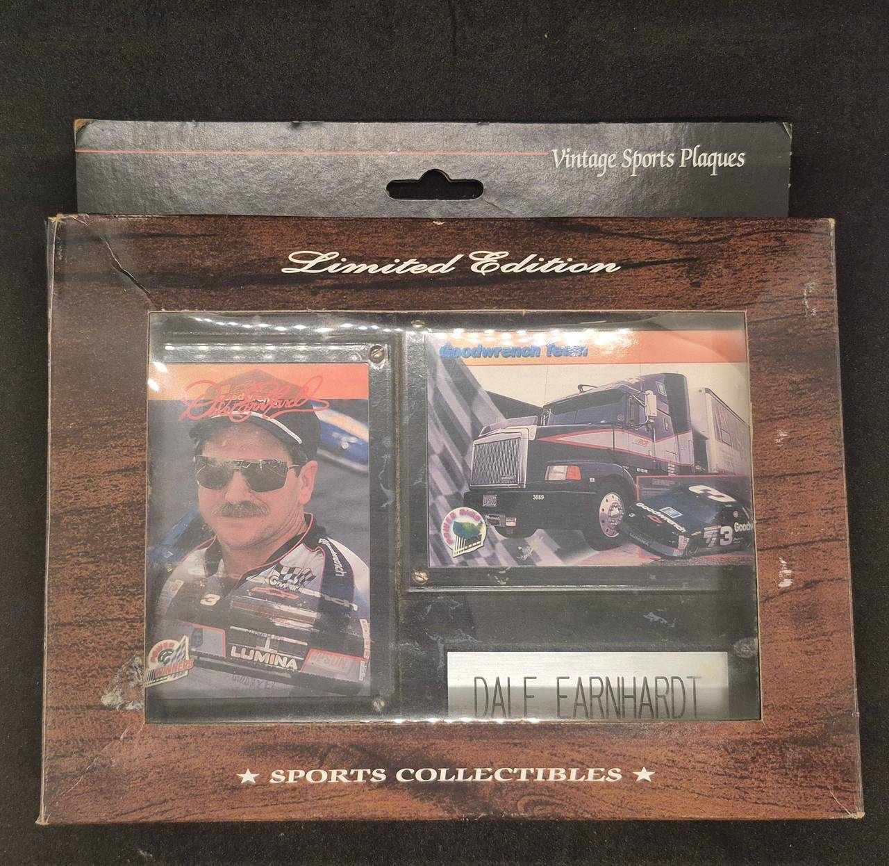 Vintage Sports Plaques Dale Earnhardt Limited Edition NASCAR Plaque