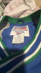 XXL!!! Reebok Vintage Seattle Seahawks V-Neck Windbreaker Pullover 1989 - Image 5