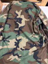 Vintage U.S. Army Woodland Camouflage BDU Jacket Military Combat Shirt Medium Re - Image 4