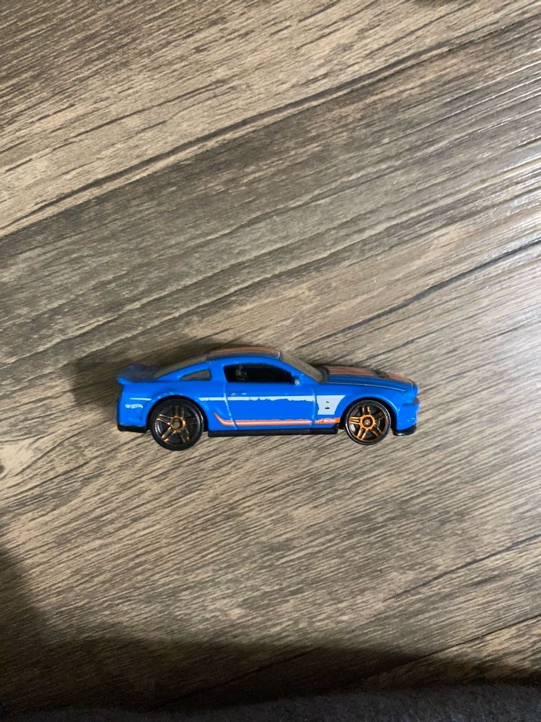 Hot Wheels 2007 Ford Mustang Blue Diecast Car