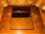 Solid Oak Roll Top Computer Desk Large! - Image 7
