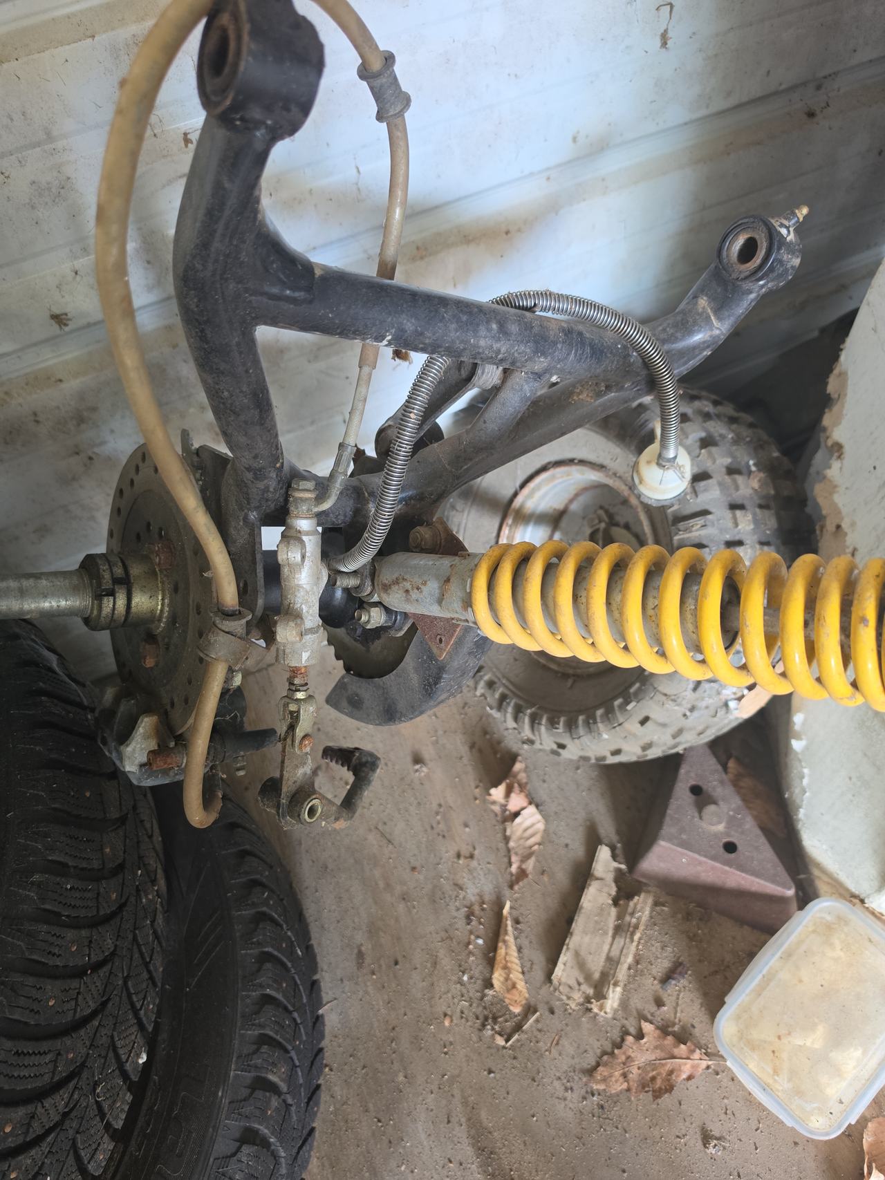 ATV Rear Axle and Suspension Assembly