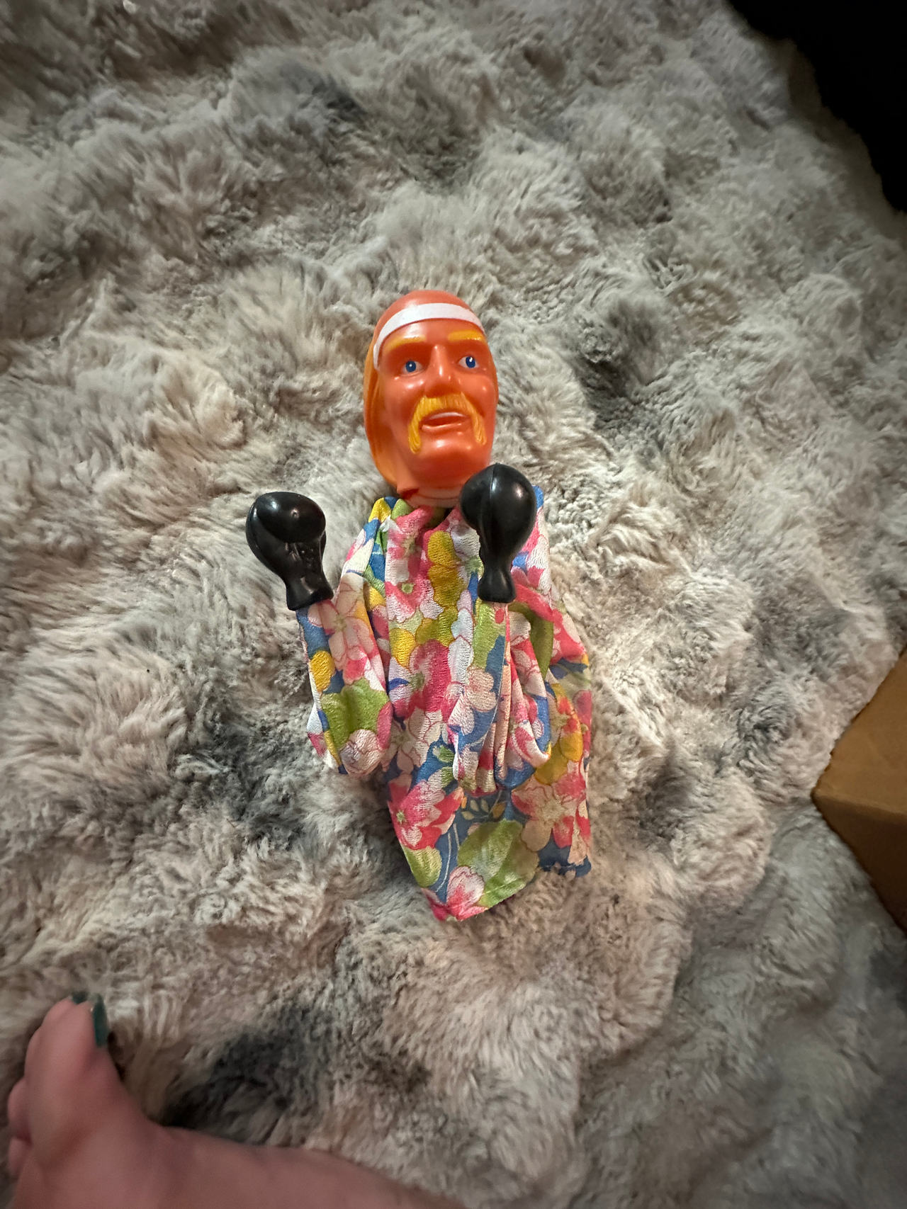 Hulk Hogan Vintage Boxing Glove Hand Puppet