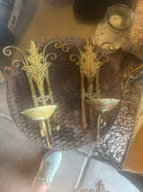 Vintage Wall Candle Sconces - Image 1