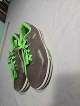Crocs Golf Hover Lace Up Sneaker mens 7.5 Brown leather suede. - Image 4