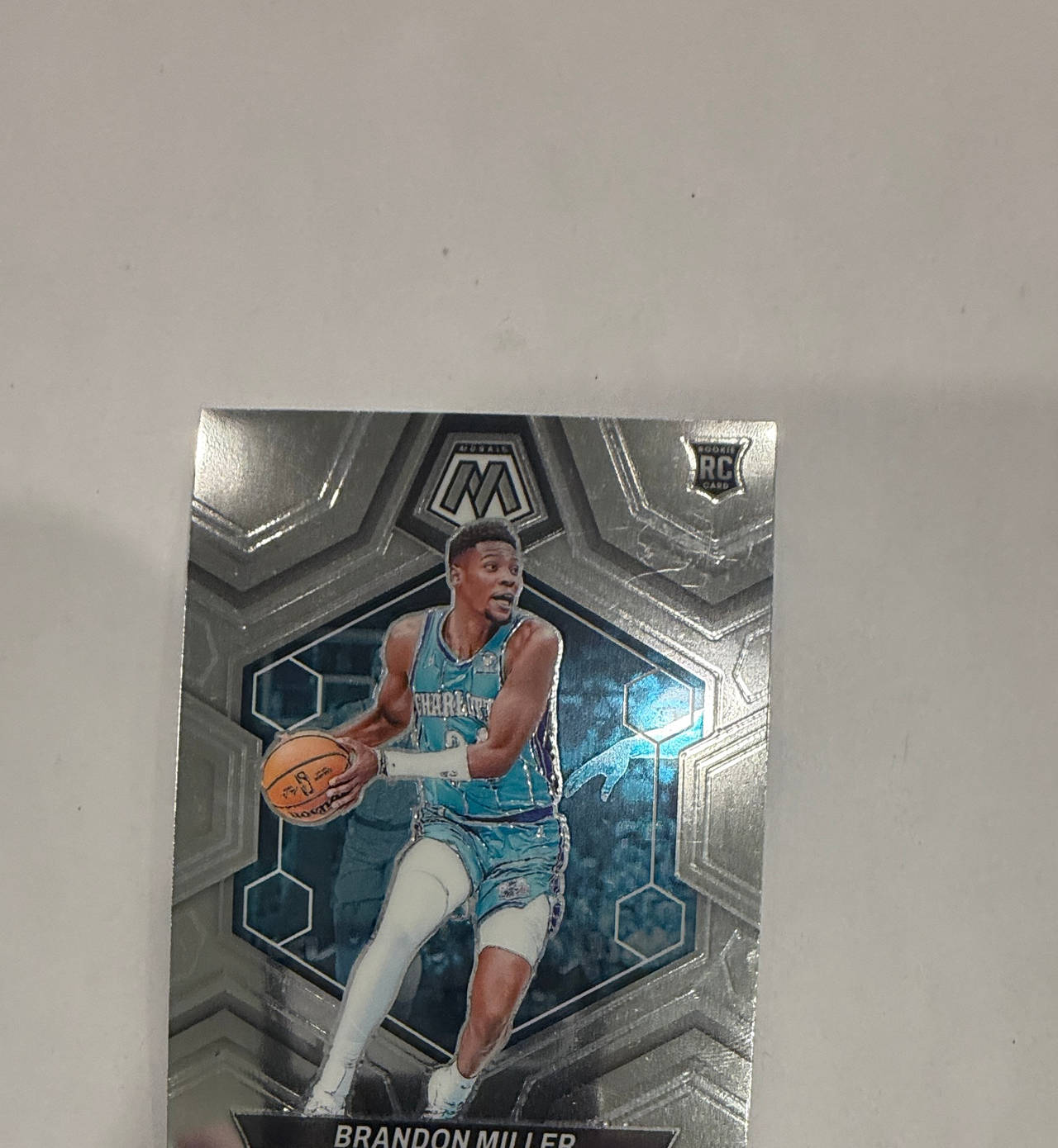 2023-24 Panini Mosaic Brandon Miller Silver Prizm Rookie Card #274