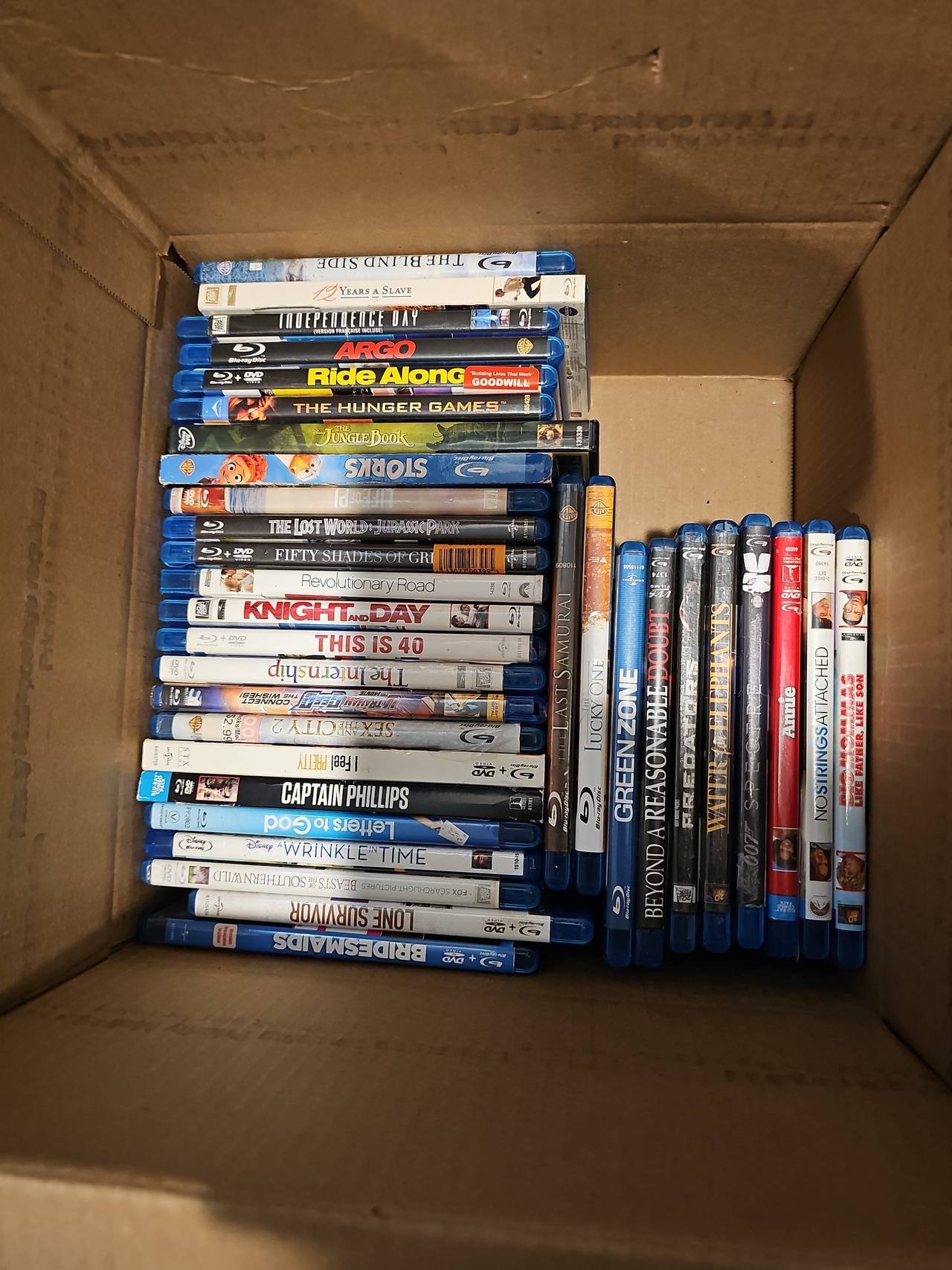 Bulk Blu-ray and DVD Movie Collection Lot