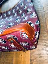 Dooney & Bourke Hobo Shoulder Bag Florida State Seminoles Purse  - Image 3