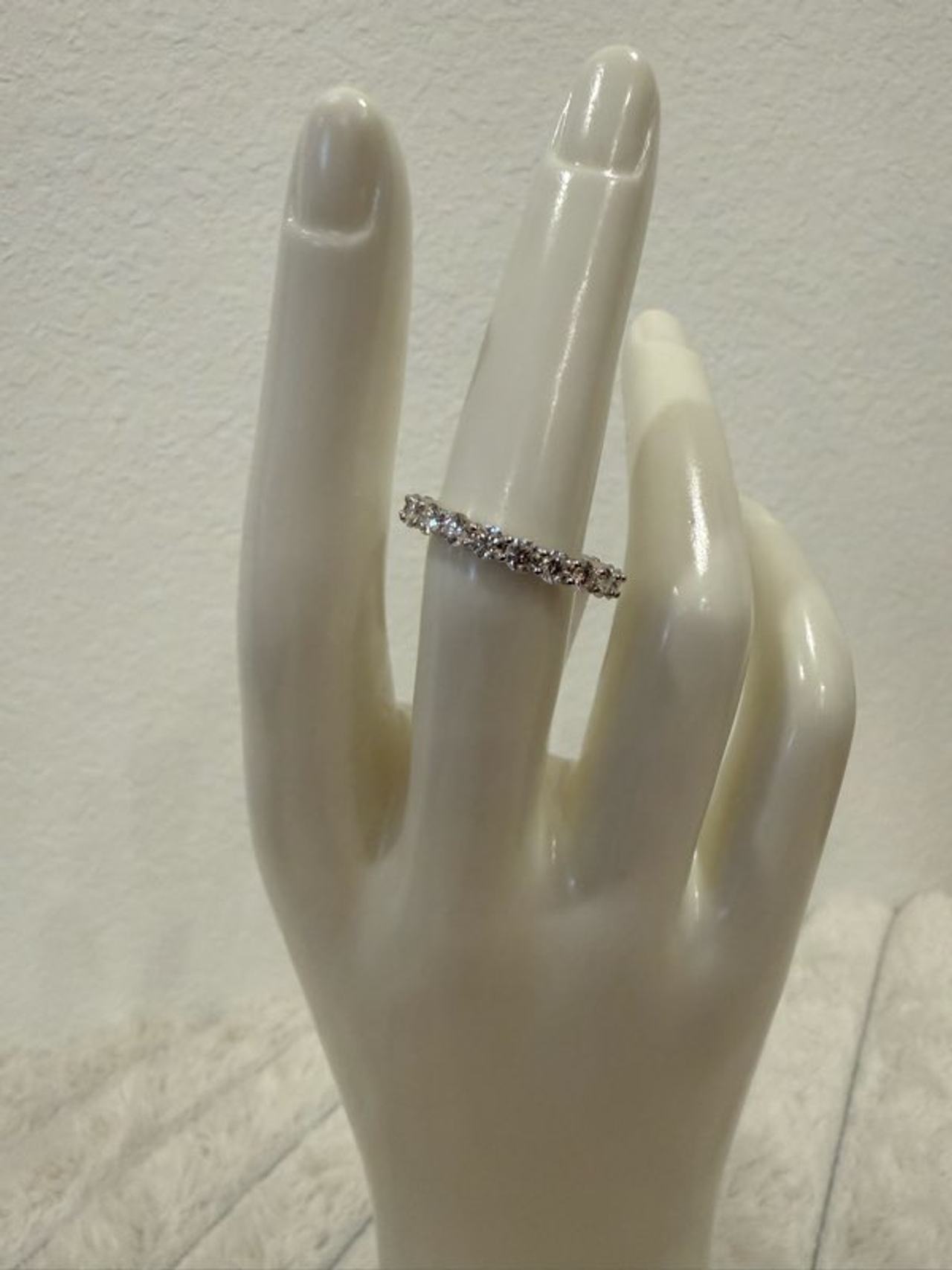 Moissanite 2.30 CTW Infinity Ring Size 7
