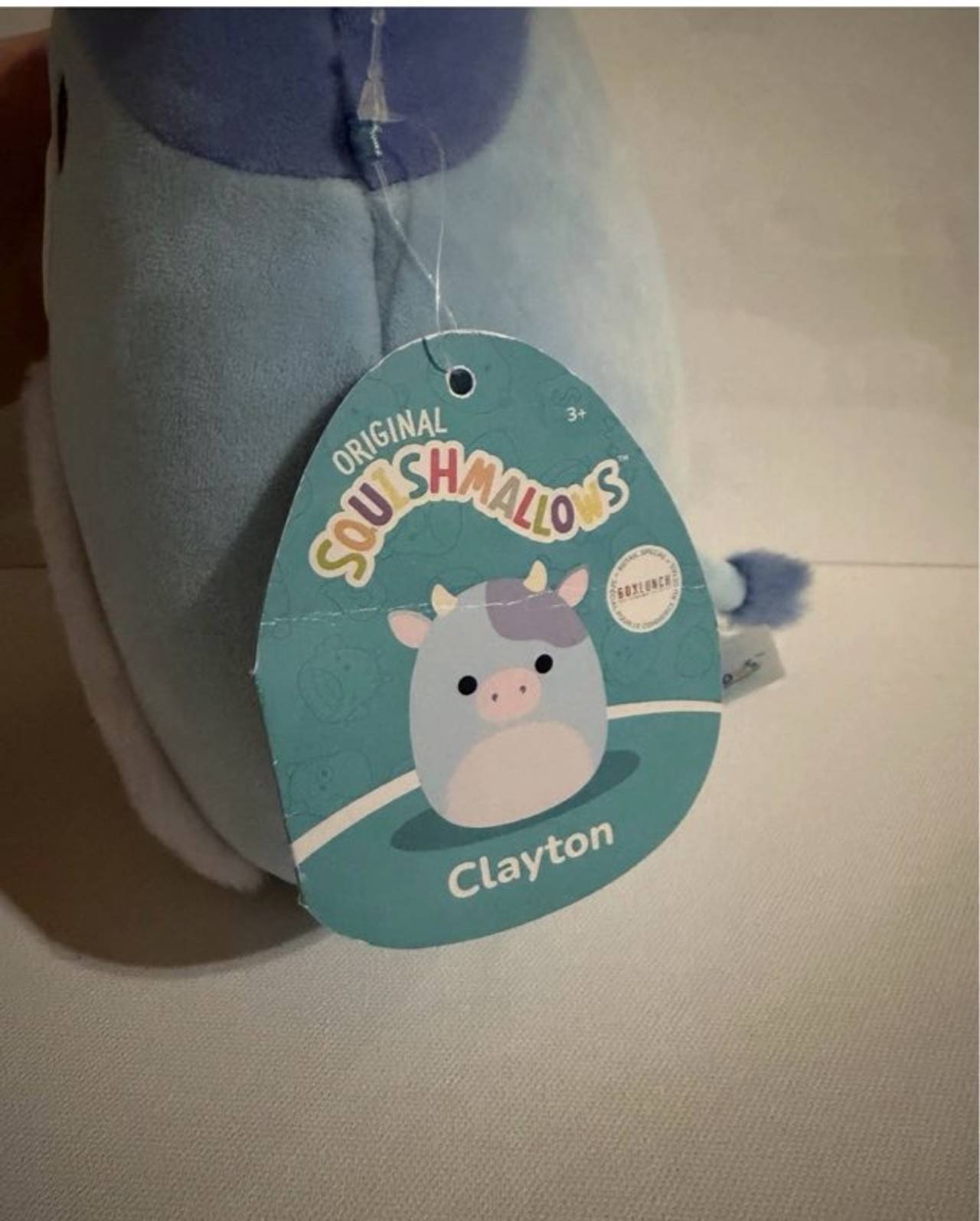 Squishmallows Clayton the Cow BoxLunch Exclusive Plush