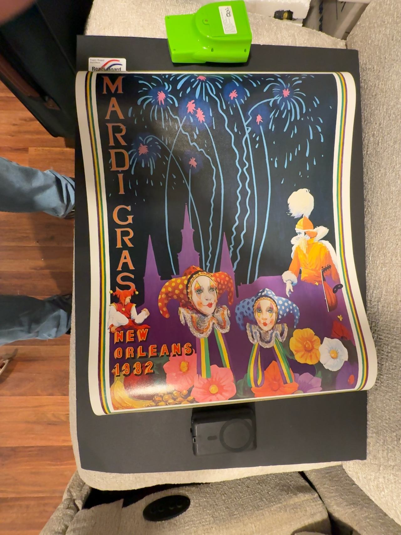 Andrea Mistretta Mardi Gras Poster