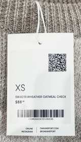 OAK + FORT Checkered Crewneck Sweater - Image 2