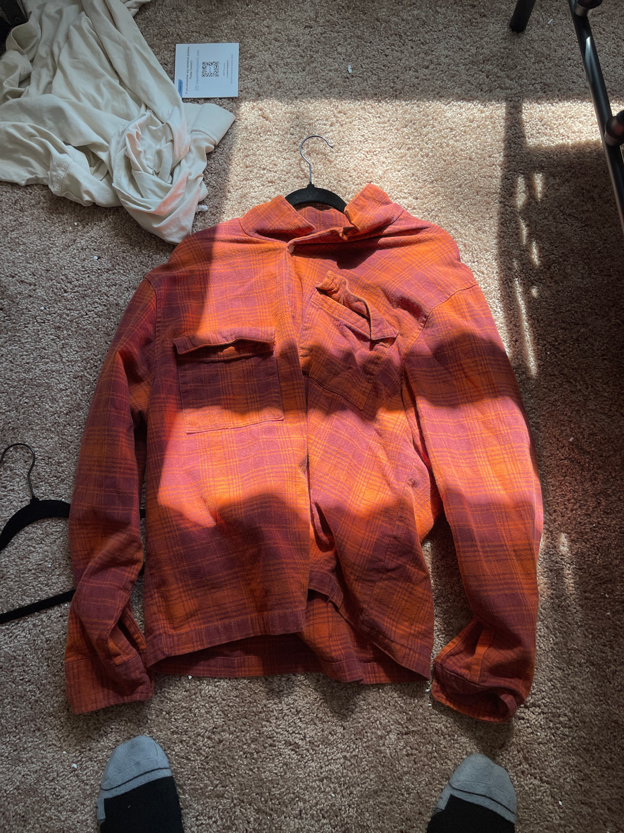 Plaid Flannel Shirt Jacket