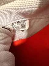 Nike Court Legacy White Bright Crimson Leopard Laces - Image 4