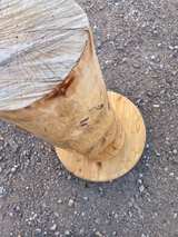 Wood Log Stump house decoration - Image 2