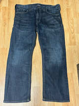 Men's Straight Leg Jeans Zac Silver - Image 1