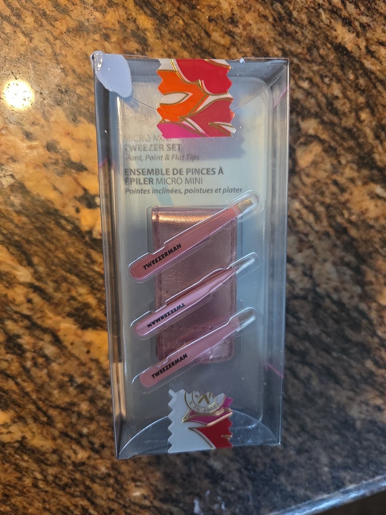 Tweezerman Micro Mini Tweezer Set with Travel Case