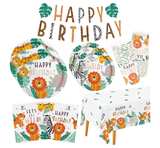 Gatherfun Safari Jungle Birthday Party Supplies Set - Image 2