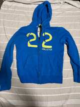 Hollister Blue Graphic Zip-Up Hoodie 22 - Image 5