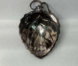 Vintage Silver Plated Leaf Shaped Nut/Candy Dish - England - Image 1
