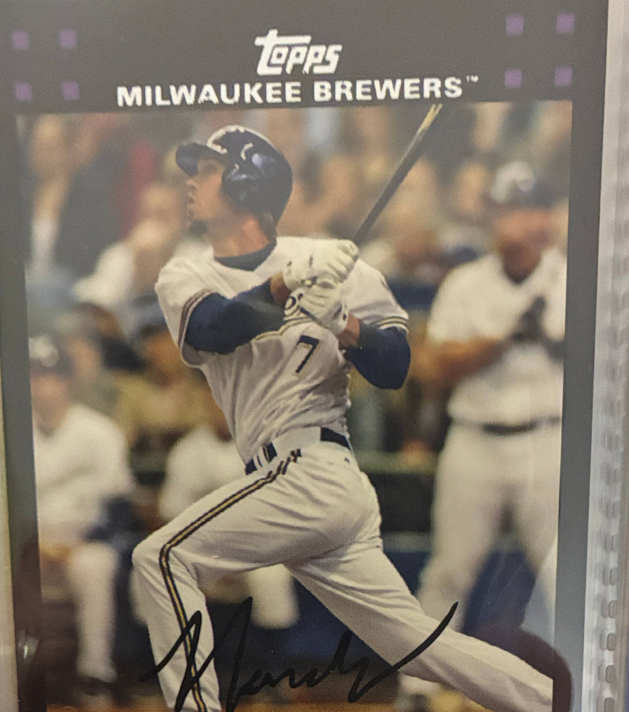 2006 Topps J.J. Hardy #445 Milwaukee Brewers