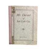Mr. Durant of Salt Lake City Softcover Book Old - Image 1