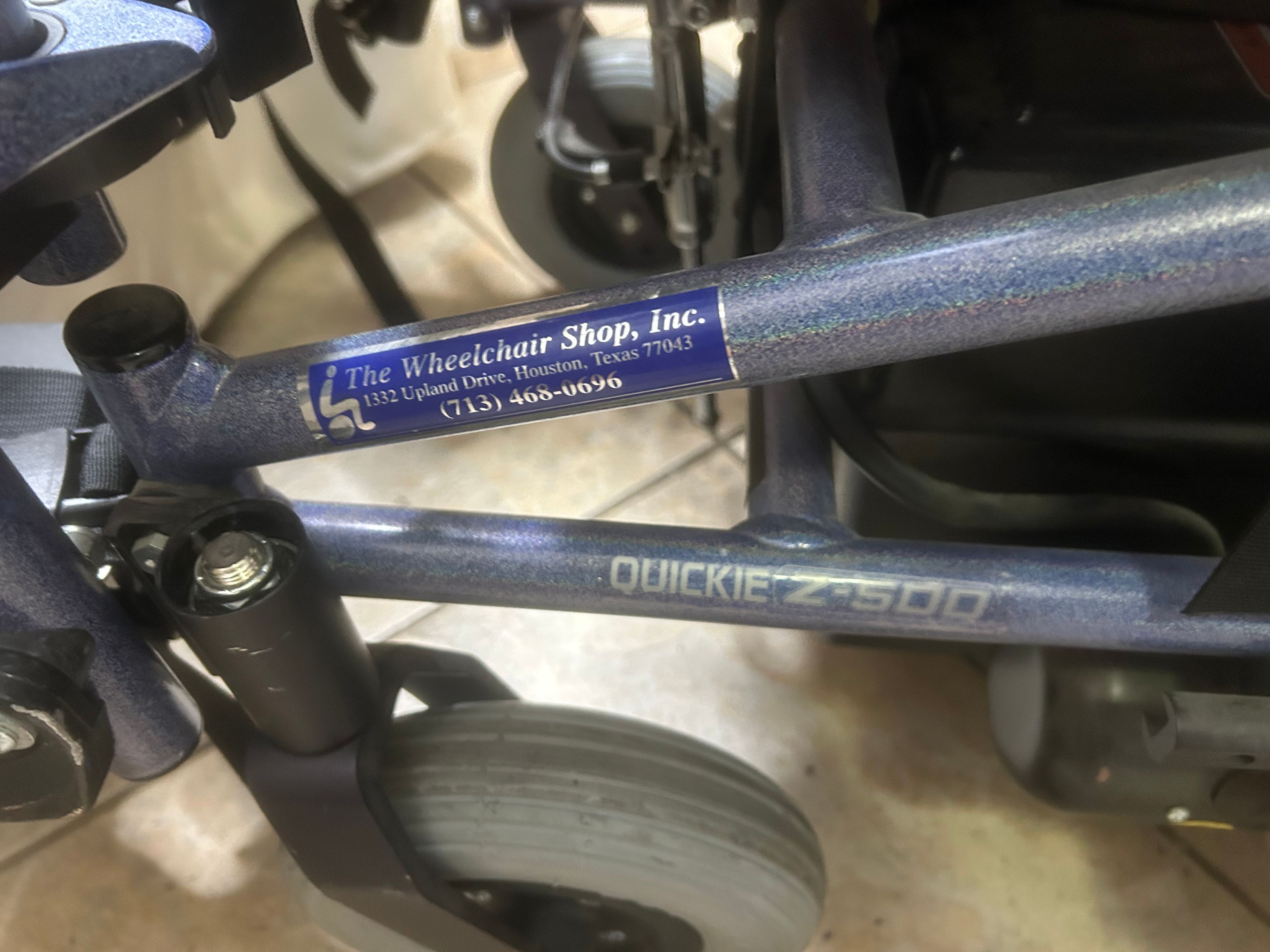 Quickie Z 500 Zero Gravity Adolescent Power Wheelchair - Image 6