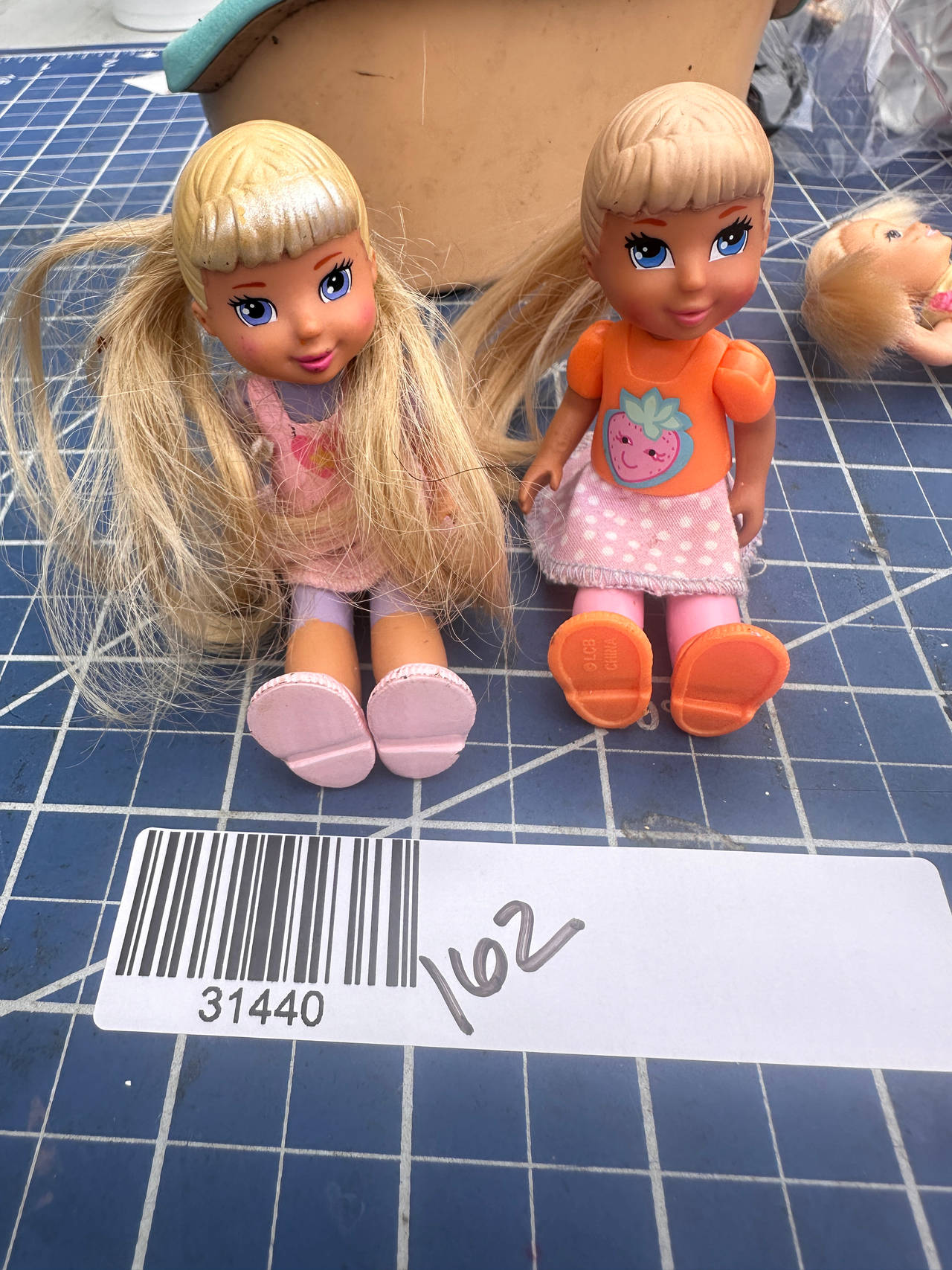 Fisher-Price Loving Family Learning Curve vtg daughter girl figures 2 pcs 162-40