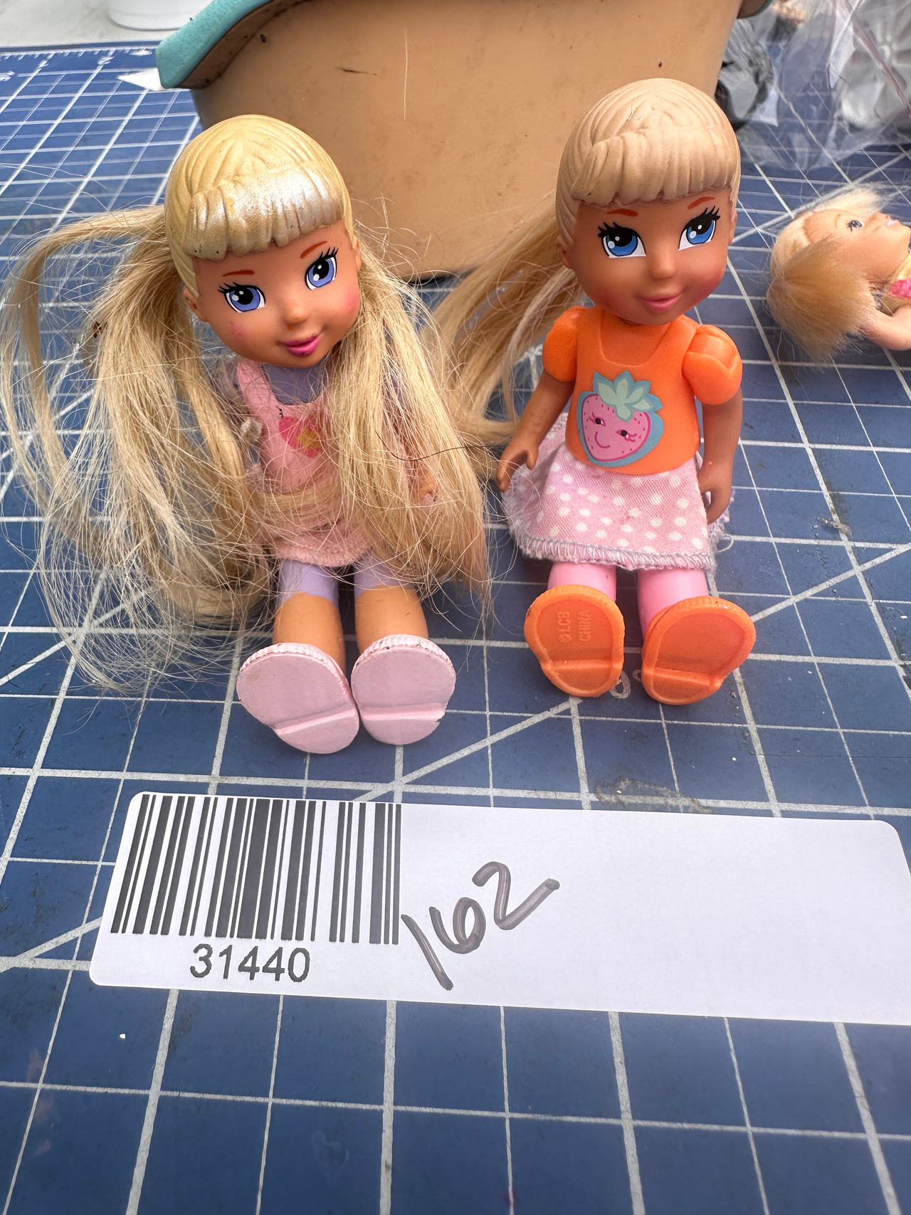 Fisher-Price Loving Family Learning Curve vtg daughter girl figures 2 pcs 162-40