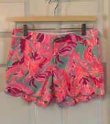 Lilly Pulitzer Buttercup Scallop Hem Shorts Size 0 - Image 1
