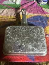 Continental Silver Co. Wild Rose Hammered Aluminum Silent Butler - Image 6