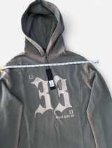 MNML 33 Never Give Up Hooded Long Sleeve Tee - Image 3