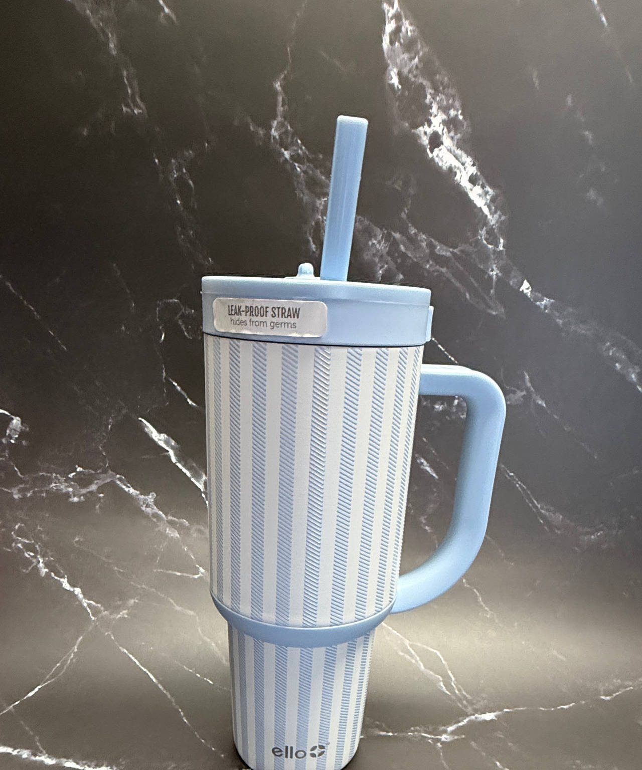 Ello Port 40oz Vacuum Insulated Stainless Steel Tumbler with Straw