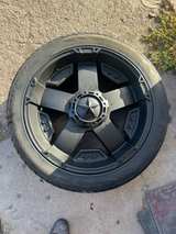 KMC XD811 Rockstar II Matte Black Wheel - Image 1