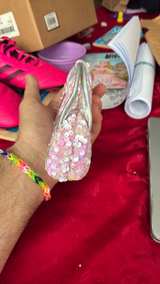 Barbie Pink Sequin Mini Barrel Bag and sunglasses - Image 3