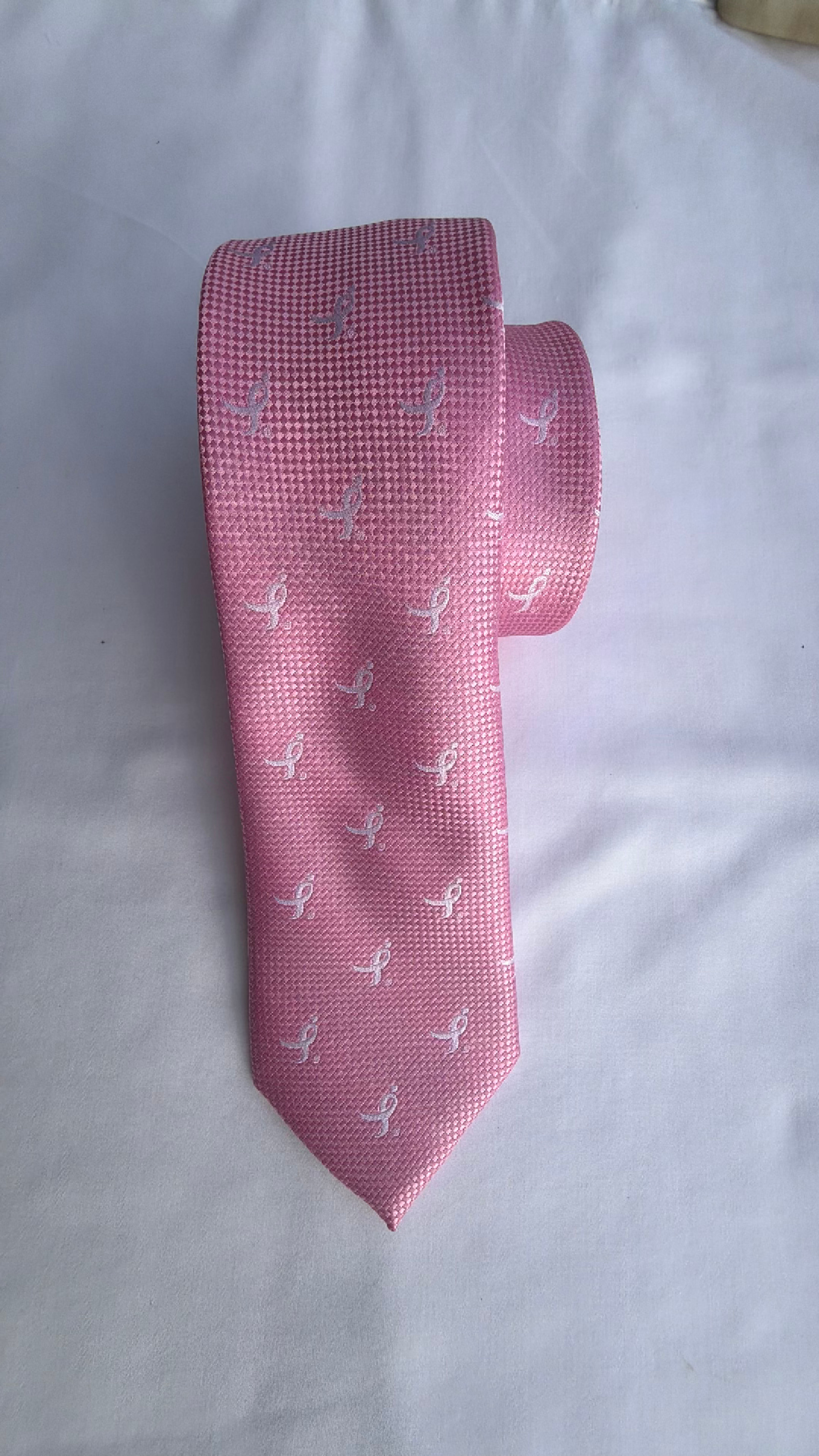 Susan G. Komen Pink Ribbon Silk Tie - Image 2