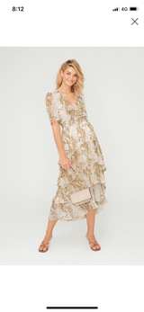 Sheike snake print wrap dress - Image 2