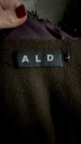 ALD Hoodie Puffer Vest Purple - Image 3