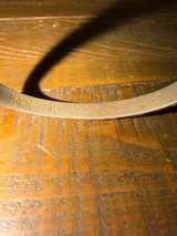 Gucci Vintage 24KT Gold Plated Snakeskin Bangle - Image 3
