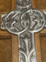 Celtic Cross Wall Decor White - Image 2
