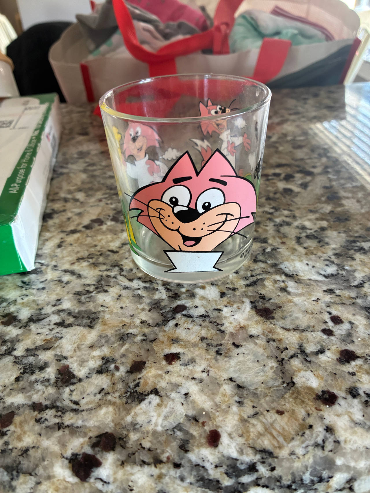 Vintage Welch's Top Cat Choo-Choo Jelly Jar Glass