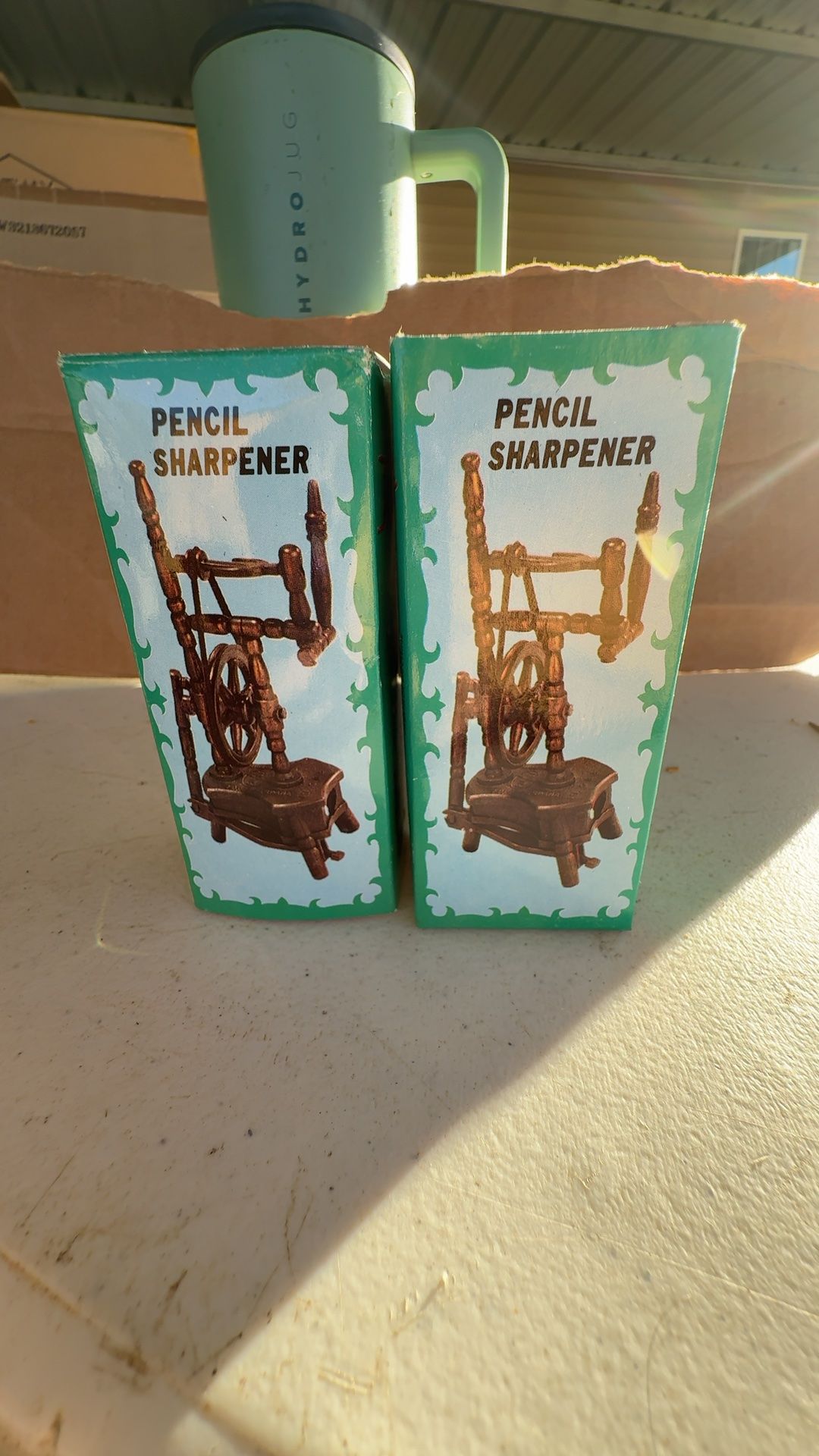 Vintage Die Cast Metal Pencil Sharpener