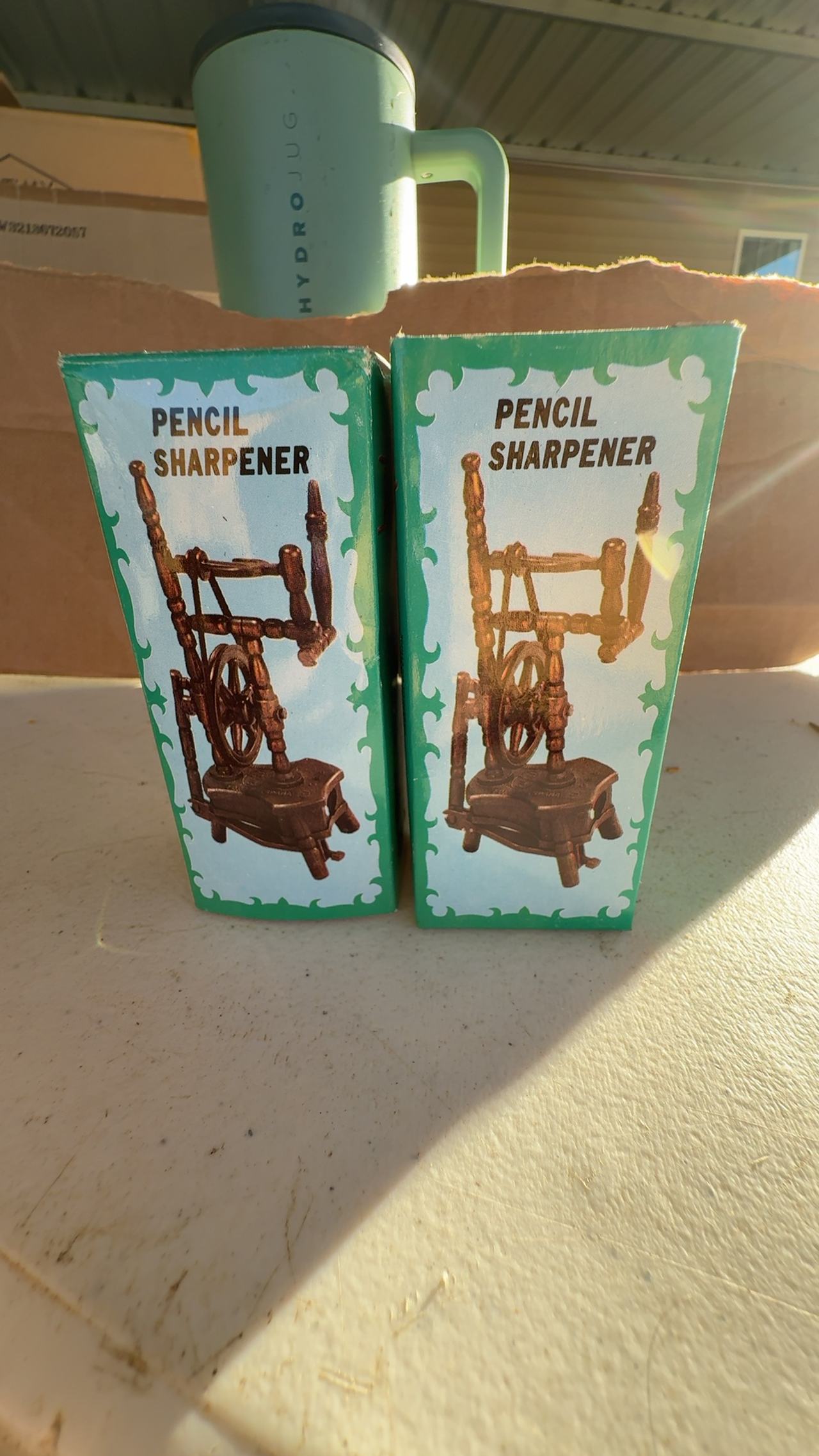 Vintage Die Cast Metal Pencil Sharpener
