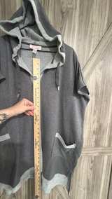 Stan Herman Short Sleeve Hooded Lounger Robe one size Plus - Image 4