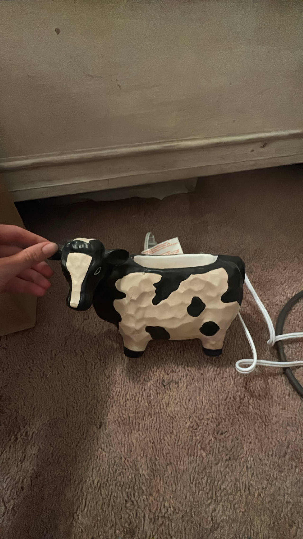 Ceramic Cow Shaped Wax Melter