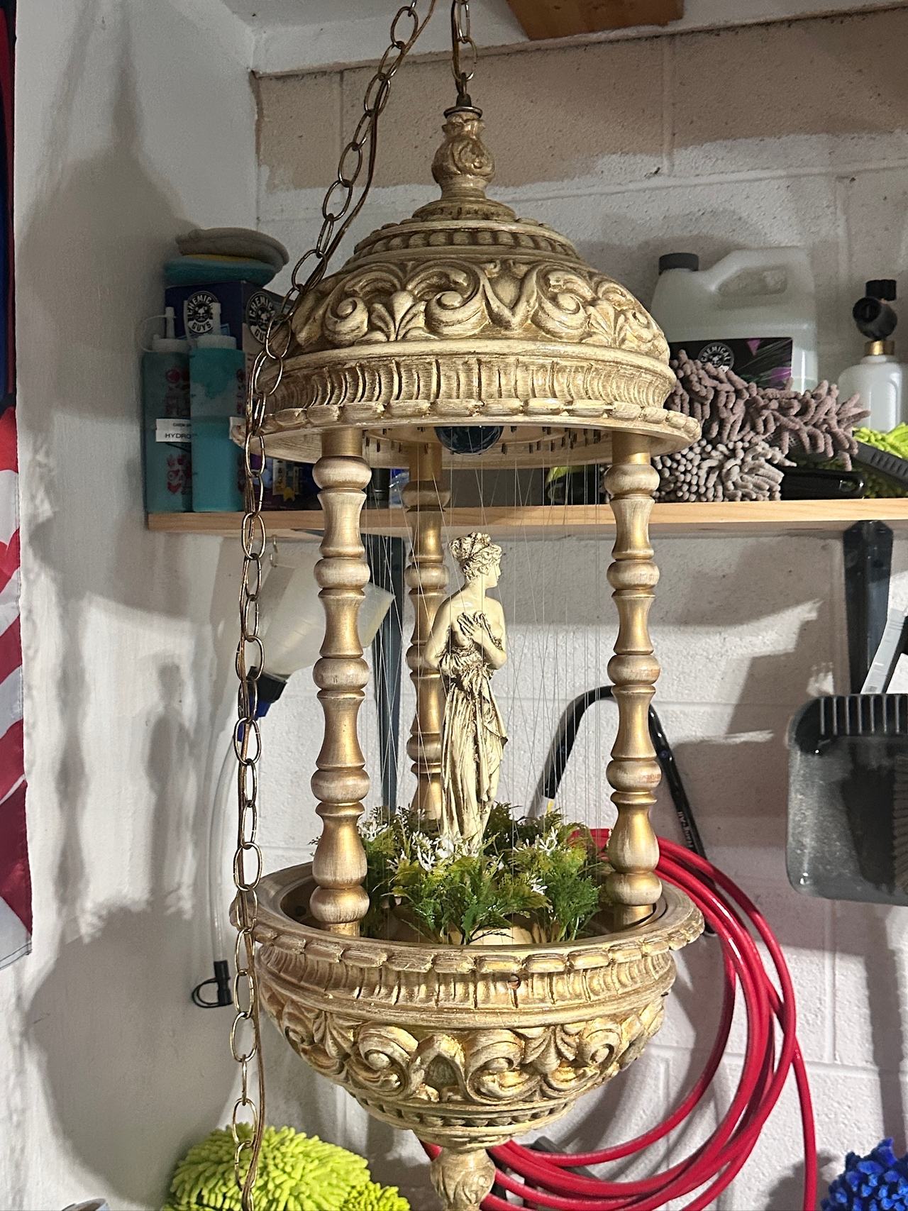 Vintage Goddess Oil Rain Lamp