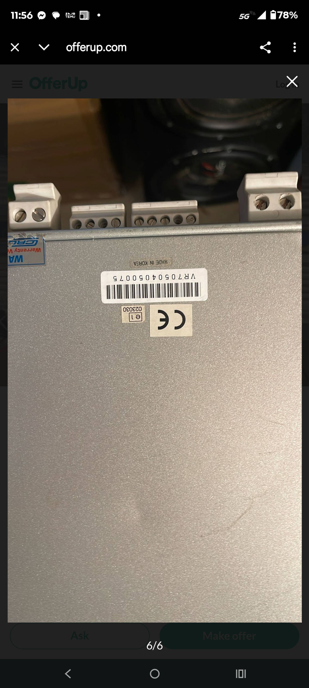 Crossfire VR705D 5-Channel Amplifier