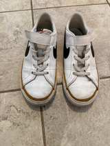 Nike Kids Court Legacy Low Top Sneaker White/Black/Desert Ochre - Image 5