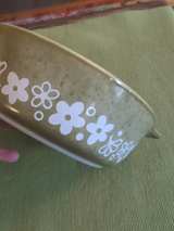 VTG PYREX Spring Blossom   Green CINDERELLA Mixing Bowl  #35 (1 pint 500ml) - Image 6