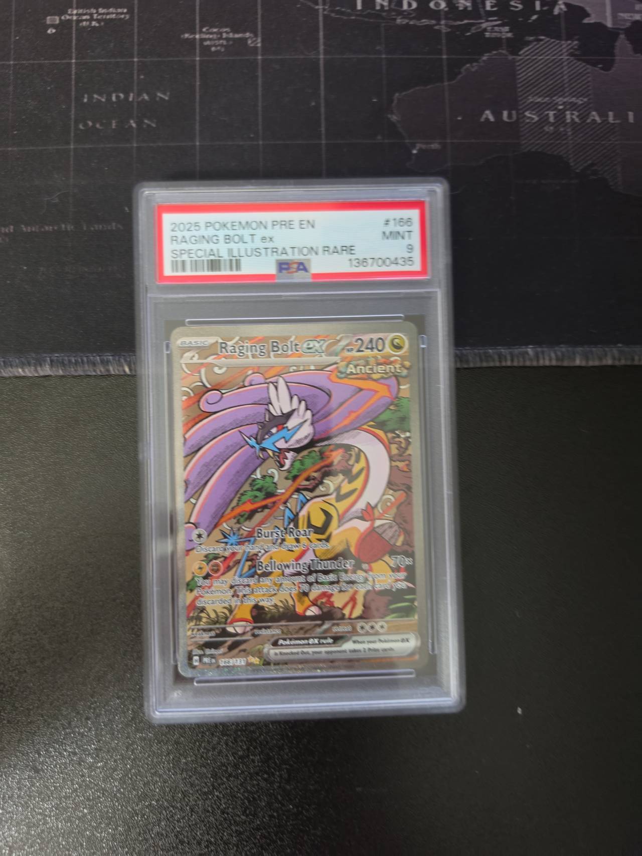 Pokémon TCG Raging Bolt ex 208/162 Temporal Forces PSA 9
